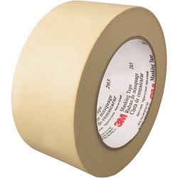 3M 203 1.5&quot; x 60 yds General 
Purpose Beige Masking Tape 4.7 
MIL 24 rolls/case