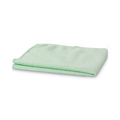 Microfiber Cleaning Cloths, 16 X 16, Green, 24/pack