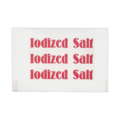 Iodized Salt Packets, 0.75 g  Packet, 3,000/Box