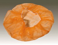 24&quot; Orange Bouffant Cap 1000/cs