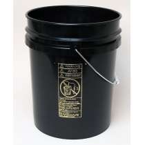 &quot;BLACK&quot; 5 GALLON OPEN HEAD
PAIL WITH HANDLES