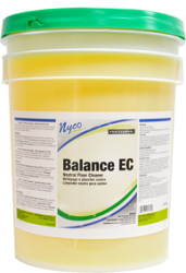 BALANCE EC NEUTRAL FLOOR
CLEANER 55 Gallon/Drum
Neutral pH no rinse cleaner
Use with mop &amp; bucket and 
automatic scrubbers
Safe on All hard surfaces