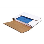 9 5/8 x 6 5/8 x 1 1/4&quot; White
Multi-Depth Corrugated
Bookfold