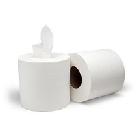 Bedford Center Pull Towel
2-Ply Coreless 
7.6 x 12 x550&#39;     
600ct. 6 rolls/case (White)