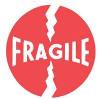 #DL1140 4 x 4&quot; Fragile Label
