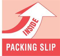 #DL1180 4 x 4&quot; &quot;PACKING SLIP INSIDE&quot; Label