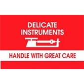 #DL1340 3 x 5&quot; Delicate
Instruments Handle with Great
Care Label