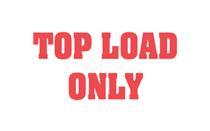 #DL1370 3 x 5&quot; Top Load Only
Label (Red/White)
