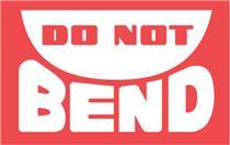 #DL1400 3 x 5&quot; Do Not Bend Label
