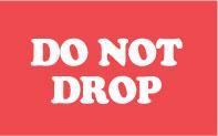 #DL1970 3 x 5&quot; Do Not Drop
Label