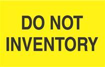 #DL2281 3 x 5&quot; Do Not
Inventory Label