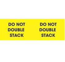 #DL3101 3 x 10&quot; Do Not Double
Stack (Yellow/Black) Label