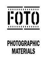 #DL4300 3 x 4&quot; FOTO
Photographic Materials Label