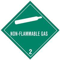 #DL5100 4 x 4&quot; Non-Flammable
Gas - Hazard Class 2 Label