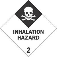 #DL5112 4 x 4&quot; Inhalation Hazard - Hazard Class 2 Label