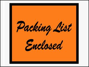 4 1/2 x 6&quot; Full Face Packing
List Envelope (1000/Case)