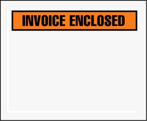 5 1/2 x 10&quot; Panel Face Invoice Enclosed Envelope