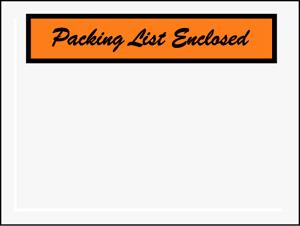 4 1/2 x 6&quot; Panel Face Packing List Envelope (1000/Case)