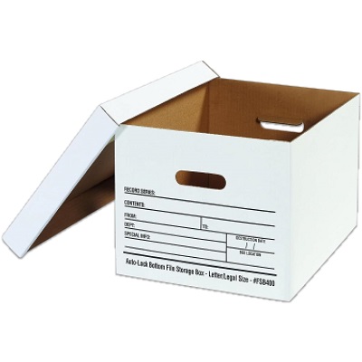 Auto-Lock File Storage Boxes 
15x12x10 - 12/cs Full Case 
Only