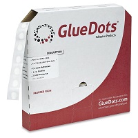 1/2&quot; GLUE DOT MEDIUM TACK, LOW PROFILE 6000/ROLL