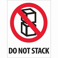 3&quot; x 4&quot; - &quot;Do Not Stack&quot;
Labels
Labels 500/Case