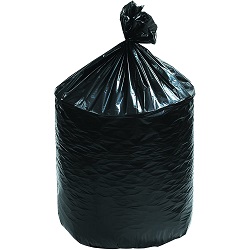 38 X 58&quot; BLACK CAN LINERS 2 
MIL, 55 GALLON, CORELESS ROLL 
100/CASE