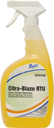 CITRA-BLAZE RTU CITRUS CLEANER 
DEGREASER,  6 QUARTS PER CASE 
WITH SPRAYERS ATTACHED 