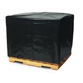 51 x 49 x 73&quot; 3 Mil Black Pallet Covers/Bin Liners