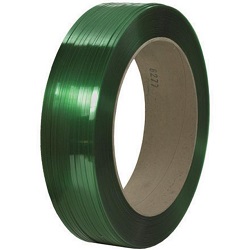 7/16&quot; x 10500&#39; - 16 x 6&quot; Core,  .020, 500 lbs, GREEN Signode 