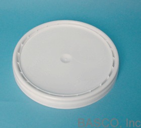 5 GAL PLAIN WHITE PLASTIC PAIL LIDS WITH TEAR LIP