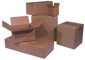 13 x 13 x 4&quot; Flat Corrugated 
Box 200#/ECT-32 KRAFT 25/250