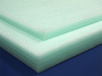 1&quot;X48&quot;X48&quot; 1.2# DENSITY POLYETHYLENE FOAM SHEET-GREEN