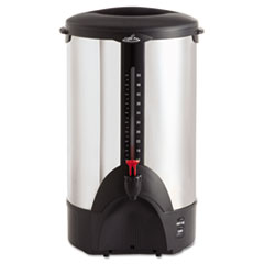 50-Cup Percolating Urn,
Stainless Steel