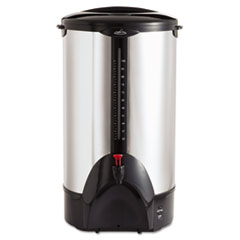 100-Cup Percolating Urn,
Stainless Steel