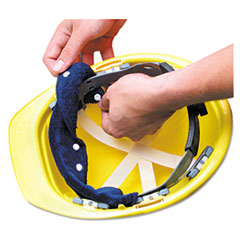 Snap-On Hard Hat Sweatband, Blue, One Size Fits All,