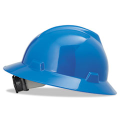 V-Gard Full-Brim Hard Hats, Ratchet Suspension, Size 6 1/2
