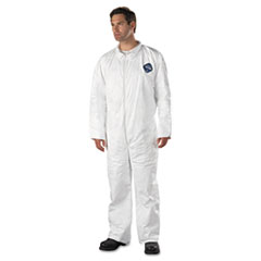 Tyvek Coveralls, Open Wrist/ankle, Hd Polyethylene,