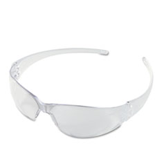 Checkmate Wraparound Safety Glasses, Clr Polycarbonate