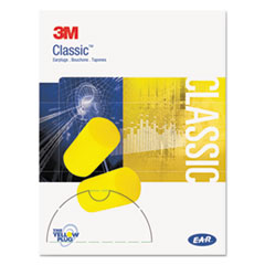 E A R Classic Small Earplugs In Pillow Paks, Pvc Foam,