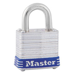Four-Pin Tumbler Lock, Laminated Steel Body, 1 1/8&quot;
