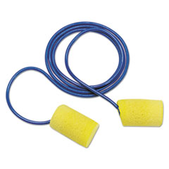 E A R Classic Earplugs, Corded, Pvc Foam, Yellow, 200