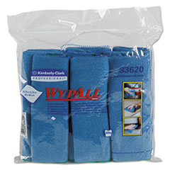 Microfiber Cloths, Reusable, 15 3/4 X 15 3/4, Blue,
