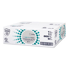 Dissolvetech Paper Towel, 1-Ply, 800 Ft, White, 6