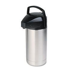 Commercial Grade Jumbo Airpot,
3.5l, Stainless Steel/black