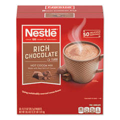 Hot Cocoa Mix, Rich Chocolate,
0.71 Oz Packets, 50/box, 6
Box/carton