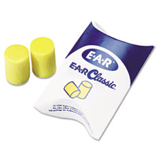 E A R Classic Earplugs, Pillow Paks, Uncorded, Pvc Foam,