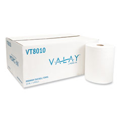 10 Inch Tad Roll Towels, 10&quot; X 700 Ft, White, 6/carton