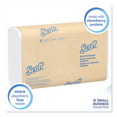 Multi-Fold Towels, Absorbency Pockets, 9 2/5 X 9 1/5, White,