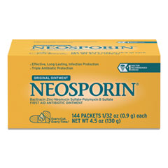 Neosporin Antibiotic Ointment, 
0.03 Oz Packet, 144/box