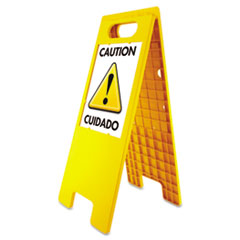 Floor Tent Sign, Doublesided, Plastic, 10 1/2&quot; X 25 1/2&quot;,